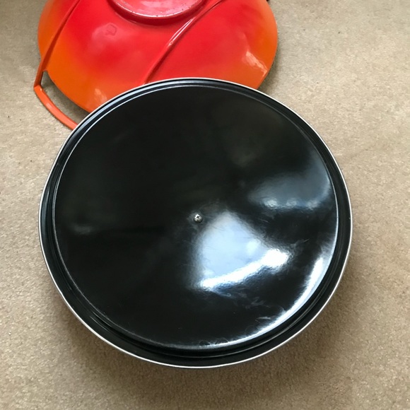 Le Creuset wok #36 flame cast iron - Picture 11 of 14